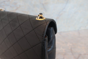 CHANEL/シャネル マトラッセチェーンショルダーバッグ ラムスキン ブラック/ゴールド金具 ショルダーバッグ 700080159