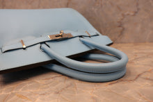 Load image into Gallery viewer, HERMES BIRKIN 30 Epsom leather Blue du nord Y Engraving Hand bag 600120282
