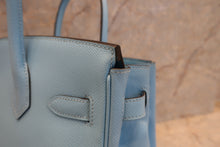 Load image into Gallery viewer, HERMES BIRKIN 30 Epsom leather Blue du nord Y Engraving Hand bag 600120282
