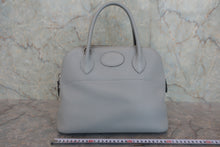 Load image into Gallery viewer, HERMES／BOLIDE 31 Clemence leather Blue pale T Engraving Shoulder bag 800070078
