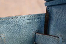 Load image into Gallery viewer, HERMES BIRKIN 30 Epsom leather Blue du nord Y Engraving Hand bag 600120282
