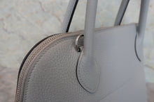 Load image into Gallery viewer, HERMES／BOLIDE 31 Clemence leather Blue pale T Engraving Shoulder bag 800070078
