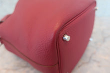 将图片加载到图库查看器，HERMES PICOTIN LOCK PM Clemence leather Ruby □R刻印 Hand bag 600050225
