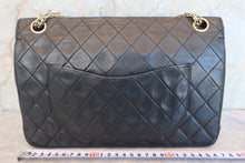 将图片加载到图库查看器，CHANEL/香奈儿 CF 双盖 链条包 羊皮 Black/Gold hadware(黑色/金色金属) 肩背包 600070111
