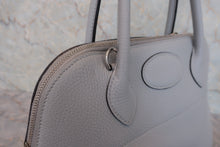 Load image into Gallery viewer, HERMES／BOLIDE 31 Clemence leather Blue pale T Engraving Shoulder bag 800070078
