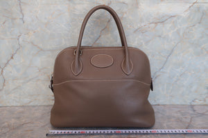 HERMES／エルメス ボリード31 トリヨンクレマンス エトゥープ □K刻印 ハンドバッグ 700060018