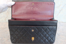 将图片加载到图库查看器，CHANEL/香奈儿 CF 双盖 链条包 羊皮 Black/Gold hadware(黑色/金色金属) 肩背包 600070111
