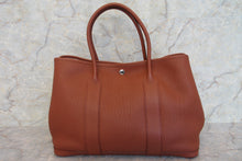 Load image into Gallery viewer, HERMES  GARDEN PARTY PM Negonda leather Cuivre □O Engraving Tote bag 600120270
