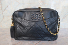 画像をギャラリービューアに読み込む, CHANEL/シャネル マトラッセフリンジチェーンショルダーバッグ ラムスキン ブラック/ゴールド金具 ショルダーバッグ 800010113
