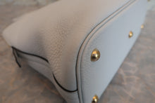 将图片加载到图库查看器，HERMES／BOLIDE 31 Clemence leather Blue pale Z刻印 Shoulder bag 700070106
