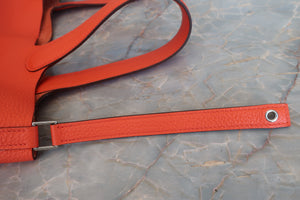 HERMES／エルメス ピコタンロックＭＭ トリヨンクレマンス オレンジポピー T刻印 ハンドバッグ 700080182