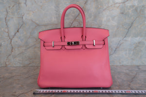 HERMES／エルメス バーキン25 ヴォースイフト ローズアザレ A刻印 ハンドバッグ 700070116