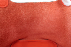 HERMES／エルメス ピコタンロックＭＭ トリヨンクレマンス オレンジポピー T刻印 ハンドバッグ 700080182