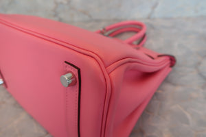 HERMES／エルメス バーキン25 ヴォースイフト ローズアザレ A刻印 ハンドバッグ 700070116