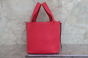 HERMES／エルメス ピコタンロックＰＭ トリヨンクレマンス ローズエクストリーム Y刻印 ハンドバッグ 700070258