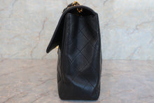 将图片加载到图库查看器，CHANEL/香奈儿 中号CF 单盖包 链条包 羊皮 Black/Gold hadware(黑色/金色金属) 肩背包 600070113
