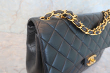 将图片加载到图库查看器，CHANEL/香奈儿 中号CF 单盖包 链条包 羊皮 Black/Gold hadware(黑色/金色金属) 肩背包 600070113
