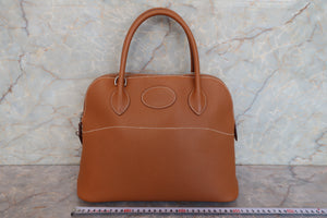 HERMES／エルメス ボリード31 ヴォーエプソン ゴールド □K刻印 ショルダーバッグ 700090185