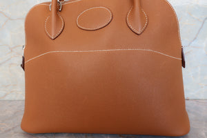 HERMES／エルメス ボリード31 ヴォーエプソン ゴールド □K刻印 ショルダーバッグ 700090185