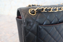 画像をギャラリービューアに読み込む, CHANEL/シャネル 中マトラッセWフラップWチェーンショルダーバッグ キャビアスキン ブラック/ゴールド金具 ショルダーバッグ 800010103
