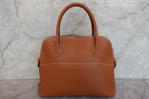HERMES／エルメス ボリード31 ヴォーエプソン ゴールド □K刻印 ショルダーバッグ 700090185