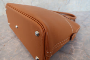HERMES／エルメス ボリード31 ヴォーエプソン ゴールド □K刻印 ショルダーバッグ 700090185