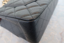 画像をギャラリービューアに読み込む, CHANEL/シャネル 中マトラッセWフラップWチェーンショルダーバッグ キャビアスキン ブラック/ゴールド金具 ショルダーバッグ 800010103
