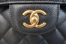 画像をギャラリービューアに読み込む, CHANEL/シャネル 中マトラッセWフラップWチェーンショルダーバッグ キャビアスキン ブラック/ゴールド金具 ショルダーバッグ 800010103
