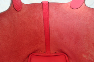 HERMES／エルメス ピコタンロックＰＭ トリヨンクレマンス ローズエクストリーム Y刻印 ハンドバッグ 700070258