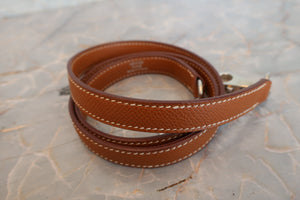 HERMES／エルメス ボリード31 ヴォーエプソン ゴールド □K刻印 ショルダーバッグ 700090185