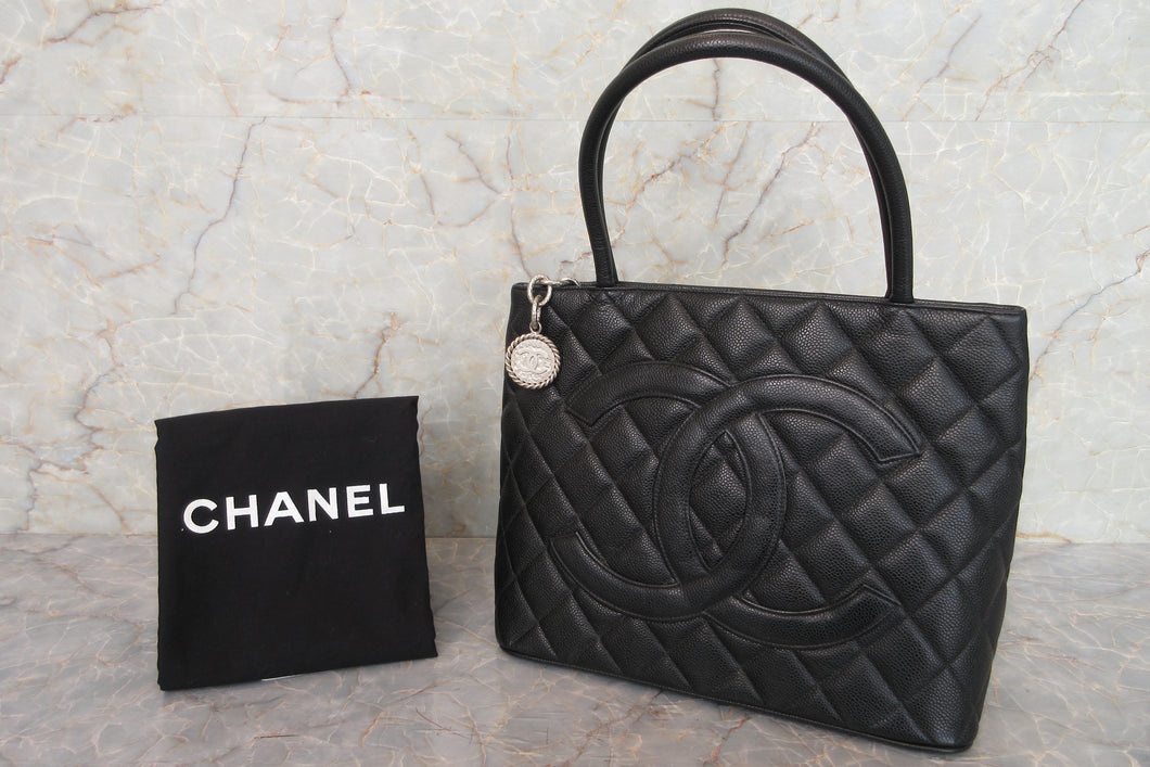 CHANEL/香奈儿 复刻 托特包 荔枝皮 Black/Silver hadware(黑色/银色金属) 托特包 600120212