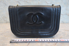 画像をギャラリービューアに読み込む, CHANEL/シャネル ココマークチェーンショルダーバッグ ラムスキン ブラック/ゴールド金具 ショルダーバッグ 800090002
