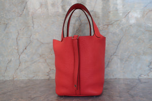 HERMES／エルメス ピコタンロックＭＭ トリヨンクレマンス ローズジャイプール □P刻印 ハンドバッグ 700090240