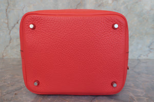 HERMES／エルメス ピコタンロックＭＭ トリヨンクレマンス ローズジャイプール □P刻印 ハンドバッグ 700090240