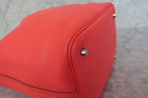 HERMES／エルメス ピコタンロックＭＭ トリヨンクレマンス ローズジャイプール □P刻印 ハンドバッグ 700090240