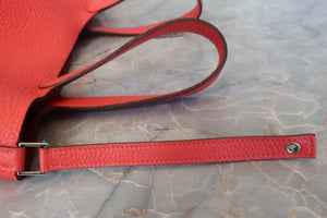 HERMES／エルメス ピコタンロックＭＭ トリヨンクレマンス ローズジャイプール □P刻印 ハンドバッグ 700090240