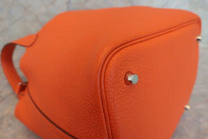 HERMES／エルメス ピコタンロックＭＭ トリヨンクレマンス フー □R刻印 ハンドバッグ 700070108