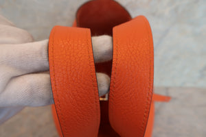 HERMES／エルメス ピコタンロックＭＭ トリヨンクレマンス フー □R刻印 ハンドバッグ 700070108