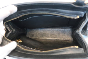 CHANEL CC mark shoulder bag Lambskin Black/Gold hadware Shoulder bag 600050019