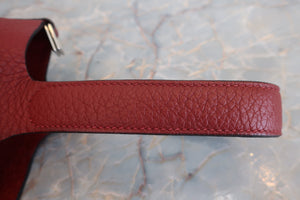 HERMES／エルメス ピコタンＰＭ トリヨンクレマンス ルージュアッシュ □G刻印 ハンドバッグ 700080178