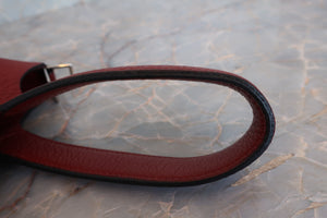 HERMES／エルメス ピコタンＰＭ トリヨンクレマンス ルージュアッシュ □G刻印 ハンドバッグ 700080178