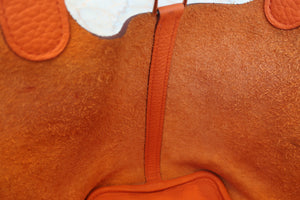 HERMES／エルメス ピコタンロックＰＭ トリヨンクレマンス オレンジ □O刻印 ハンドバッグ 700060022