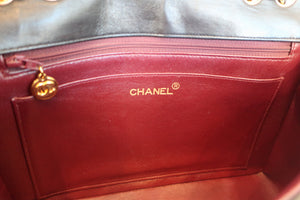 CHANEL/シャネル マトラッセチェーンショルダーバッグ ラムスキン ブラック/ゴールド金具 ショルダーバッグ 600090276