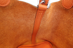 HERMES／エルメス ピコタンロックＰＭ トリヨンクレマンス オレンジ □O刻印 ハンドバッグ 700060022