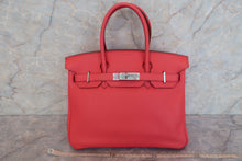 將圖片載入圖庫檢視器 HERMES BIRKIN 30 Clemence leather Bougainvillier □N刻印 Hand bag 600080199
