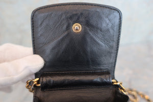 CHANEL CC mark mini chain shoulder bag Caviar skin Black/Gold hadware Shoulder bag 600060014