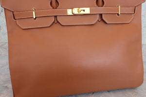 HERMES／エルメス バーキン40 クシュベル ゴールド □A刻印 ハンドバッグ 700070232