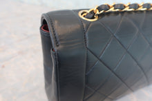 Load image into Gallery viewer, CHANEL  Diana matelasse chain shoulder bag Lambskin Black/Gold hadware Shoulder bag 800030022
