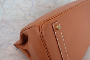 HERMES／エルメス バーキン40 クシュベル ゴールド □A刻印 ハンドバッグ 700070232