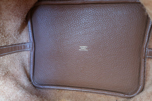 HERMES／エルメス ピコタンロックＭＭ トリヨンクレマンス ゴールド C刻印 ハンドバッグ 700050257